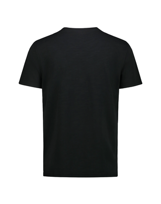 T-SHIRT UOMO IN COTONE FIAMMATO - BLACK 1201 B BL'KER 