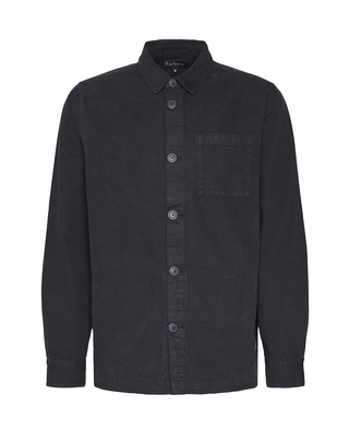 GIACCA CAMICIA UOMO IN COTONE DELAVATO - BLU MOS0281 NY91 BARBOUR 