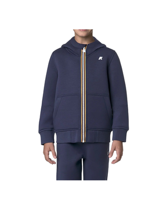 GIUBBINO IN SCUBA BAMBINO "P. BERENGER SPACER" - BLU COBALTO K2124RW 867 K-WAY 