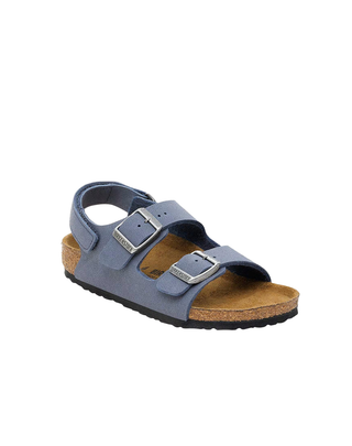 SANDALO KIDS " MILANO " IN BIRKOFLOR - NAVY 1030427-S NAVY BIRKENSTOCK 