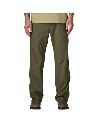 PANTALONE UOMO CON ELASTICO IN COTONE E CANAPA - VERDE 21880 BSNG PATAGONIA 