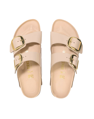 SANDALO ARIZONA DONNA IN PELLE DI VERNICE - NEW BEIGE 1026553 NEW BEIGE BIRKENSTOCK 