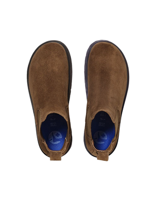 STIVALETTO CHELSEA DONNA " HIGHWOOD ! IN PELLE SCAMOSCIATA DARK TEA 1030632 DARK TEE BIRKENSTOCK 