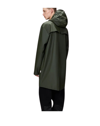 IMPERMEABILE UNISEX "LONG JACKET " - GREEN RA12020 03 RAINS 