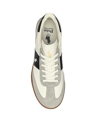 SNEAKERS UOMO " HERITAGE AERA " IN PELLE E CAMOSCIO 809956119 002 RALPH LAUREN 