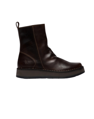 STIVALETTO DONNA CON ZIP "RENO053FLY" - MARRONE SCURO P211053001 RD FLY LONDON 