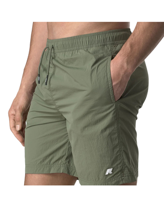 BOXER MARE UOMO "LENON BEACH" - GREEN LICHEN