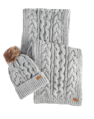 SET REGALO DONNA CAPPELLO E SCIARPA PENSHAW - GRIGIO LGS0025 GY11 BARBOUR 