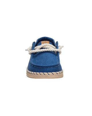 MOCASSINO IN TELA DONNA  WENDY ESPADRILLE HIBISCUS - BLUE MULTI HD.45237 4ZL HEY DUDE 