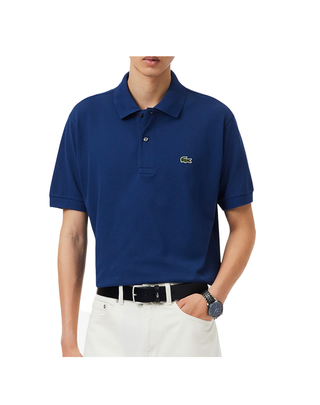 POLO UOMO L1212 ORIGINAL - BLEU MARINE 1212 F9F LACOSTE 